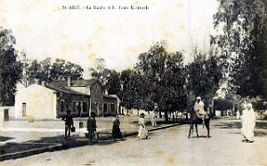 Saint-Aime - Mairie et Route Nationale